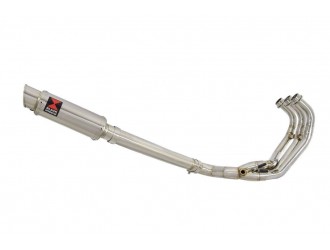 De-cat Exhaust System 230mm GP Round Stainless Silencer...
