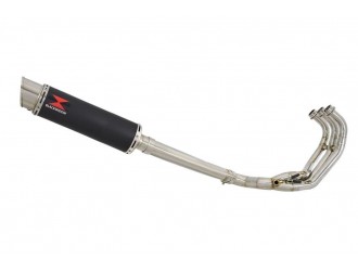 De-cat Exhaust System 360mm GP Round Black Stainless...