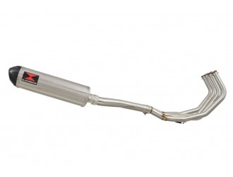 High De-cat Exhaust System 400mm Oval Stainless Carbon...