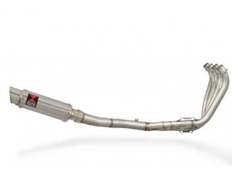 High Level De-Cat Exhaust System 230mm Gp Round Stainless...