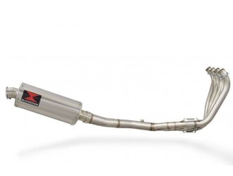 High Level De-Cat Exhaust System 300mm Oval Stainless...