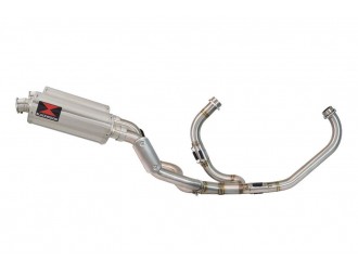 High Level Exhaust System 300mm Oval Stainless Silencers...