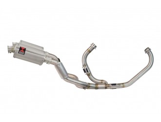 High Level Exhaust System 230mm Oval Stainless Silencers...