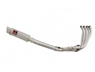 De-Cat Exhaust System 230mm GP Round Stainless Silencer...