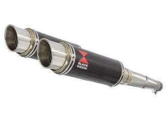Exhaust Silencers 230mm GP Round Carbon HONDA GL1500...