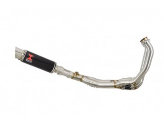 De-Cat Exhaust System 230mm GP Round Black Stainless...