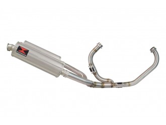 Exhaust System 400mm Oval Stainless Silencers HONDA...