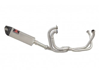 Full Exhaust System 350mm Tri Oval Stainless Silencer...