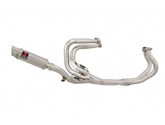 Full Exhaust System + 230mm GP Round Stainless Silencer...