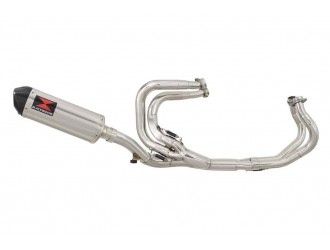 Full Exhaust System + 300mm Oval Stainless Carbon Tip...