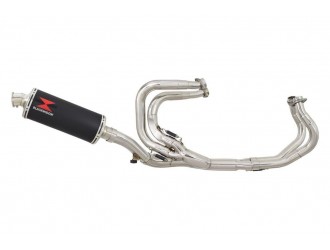 Full Exhaust System + 300mm Round Black Stainless...