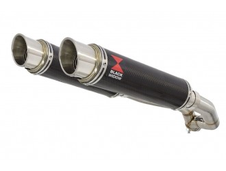 Exhaust Silencer Kit 350mm GP Round Carbon YAMAHA XT660Z...