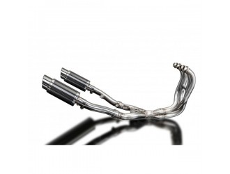 Complete exhaust system carbon silencers 200mm kawasaki...