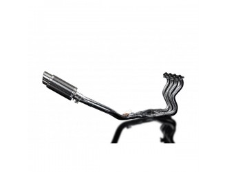 Full Round Carbon Muffler Exhaust System Full Exhaust...