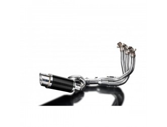 Full exhaust system 200mm round carbon triumph street...