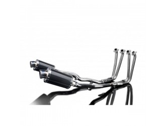 Complete exhaust system 225mm oval in carbon honda vfr800...