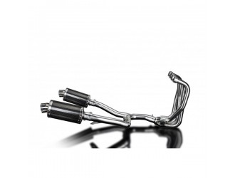 Complete exhaust system 225mm oval in carbon kawasaki...