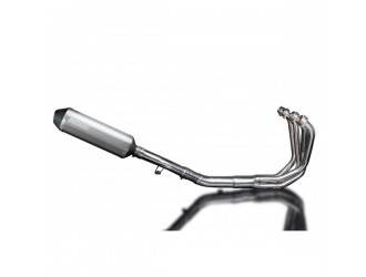 Complete exhaust system 343mm titanium x-oval silencer...