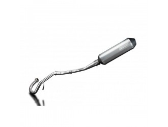 Complete exhaust system 343mm titanium xoval silencer...