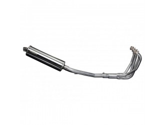 Complete exhaust system 450mm stainless steel silencers...