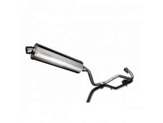 Complete exhaust system 450mm stainless steel oval...