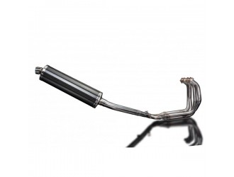 Complete 450mm oval carbon exhaust system for all years...