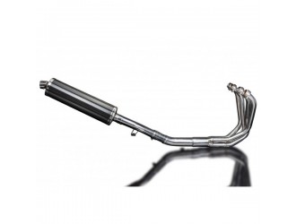 Complete exhaust system with 450mm carbon silencers....