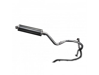 Complete exhaust system 450 mm oval carbon yamaha mt-03...