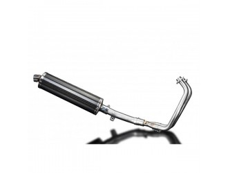 Complete exhaust system bsau oval carbon 450mm kawasaki...