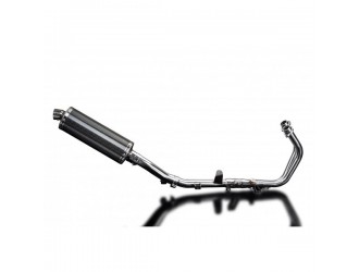 Complete exhaust system 350mm oval carbon silencer suzuki...