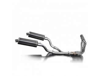 Complete exhaust system 350mm oval carbon silencer yamaha...