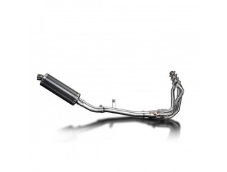 Complete exhaust system 350 mm oval carbon silencer...