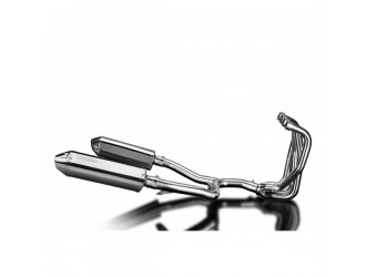 Complete exhaust system 320mm tri-oval stainless steel s...