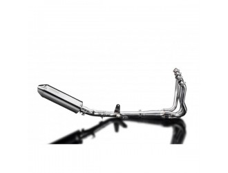 Complete exhaust system 320mm stainless steel silencer...