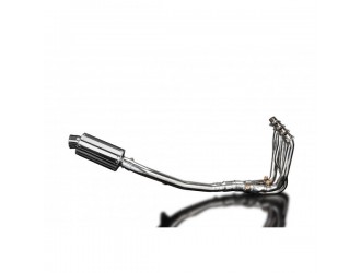 Complete exhaust system 225mm oval stainless triumph...