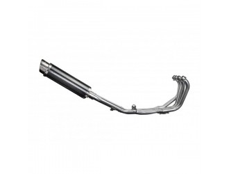 Complete exhaust system oval stainless steel silencer...