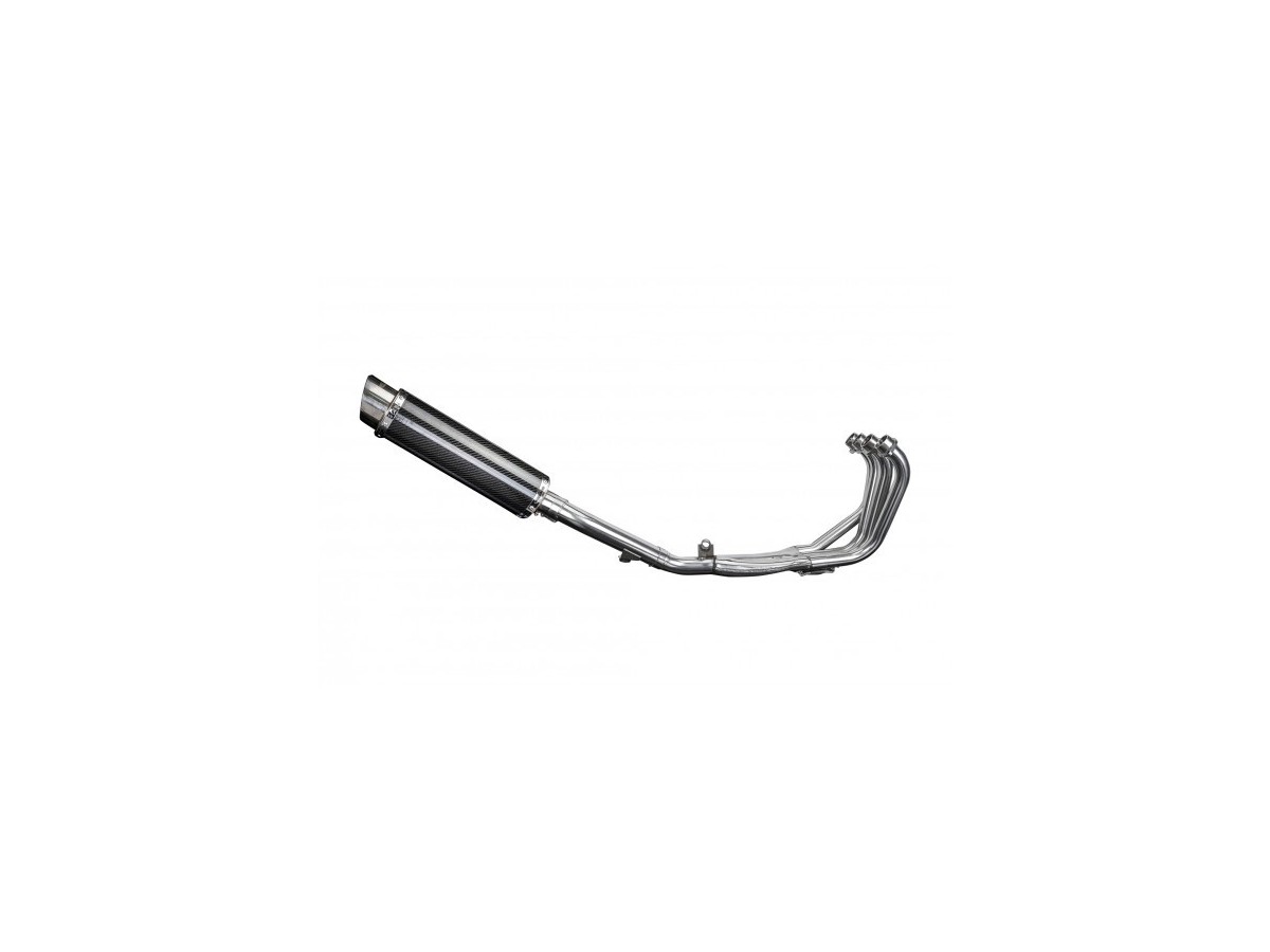 Sistema di scarico completo silenziatore ovale in acciaio inox 225mm kawasaki z900 2020 2021