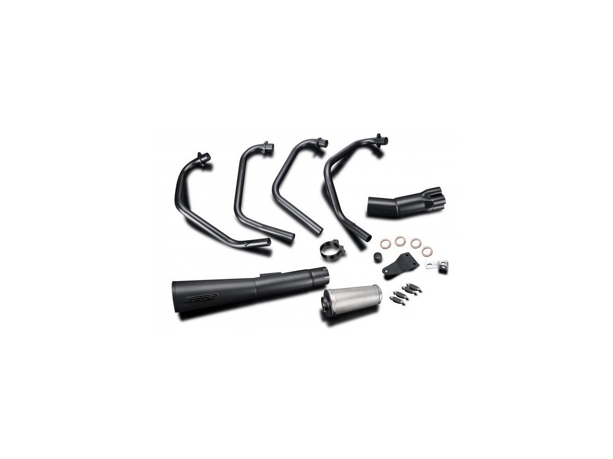 Sistema di scarico completo megafono classico in acciaio inox honda cb550f 1975-77 honda cb550f 1975 1977