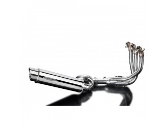 Complete exhaust system stainless steel silencer 350mm...