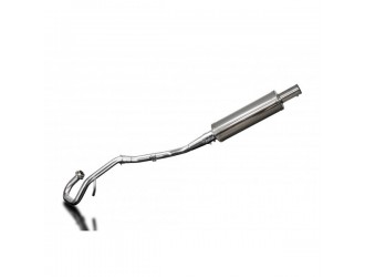 Complete exhaust system stainless steel muffler 350mm...