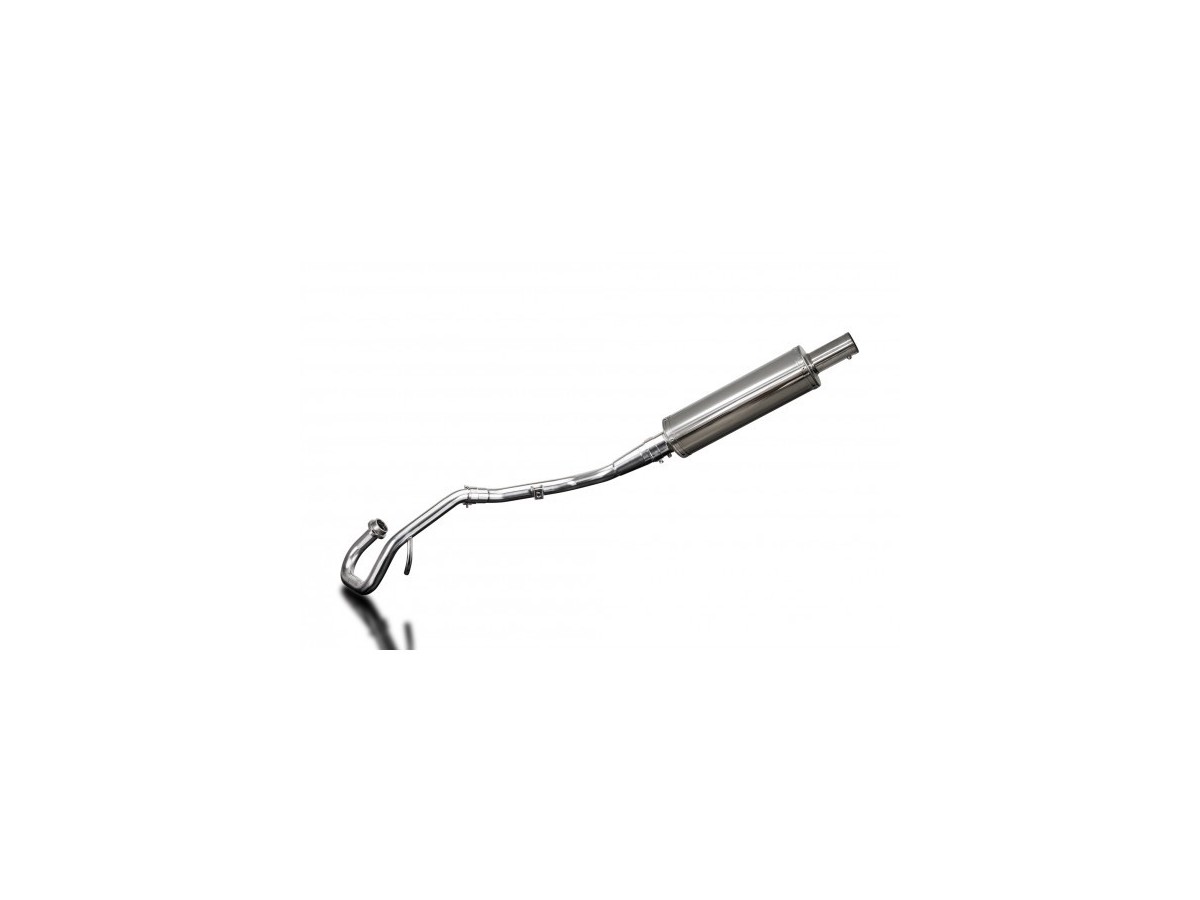 Sistema di scarico completo silenziatore in acciaio inox 350mm bsau kawasaki z900 2020 2021