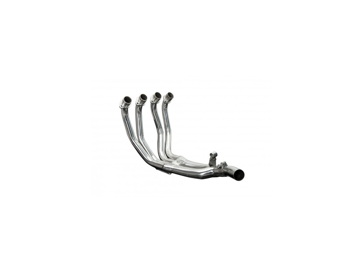 Complete exhaust system chrome system kawasaki z1 1972 1976