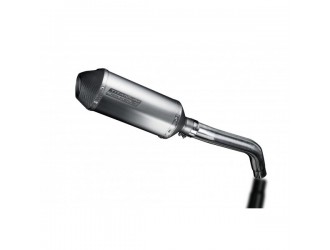 Exhaust silencer kit 260mm x-oval titanium bsau honda...