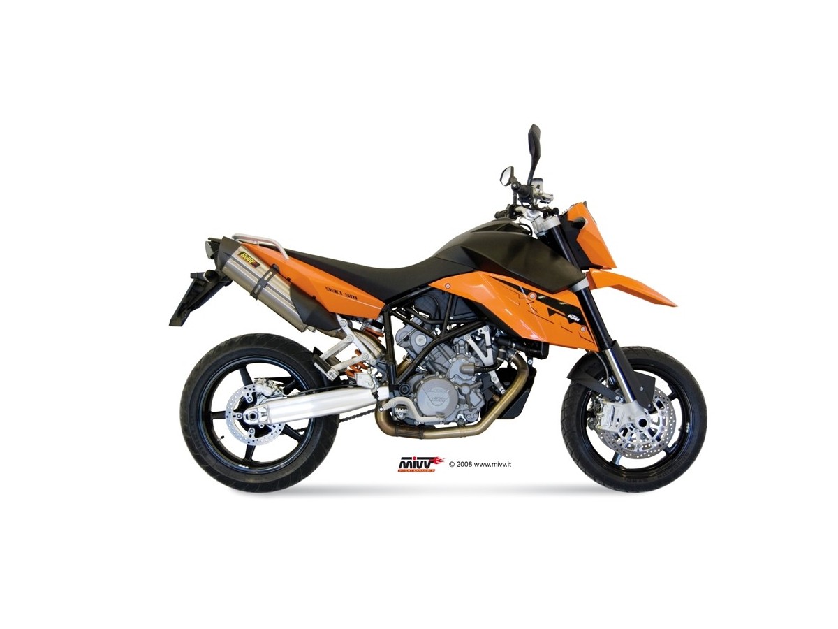 Mivv Suono Inox Auspuffschalldämpfer Ktm LC8 950 Supermoto R 2005 - 2006