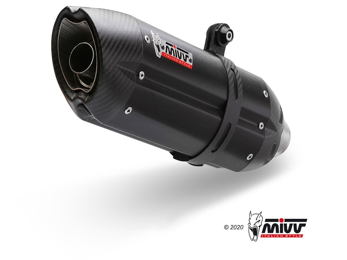 Mivv Suono Black Inox Exhaust Muffler Suzuki Gsx-R 750 2006 - 2007