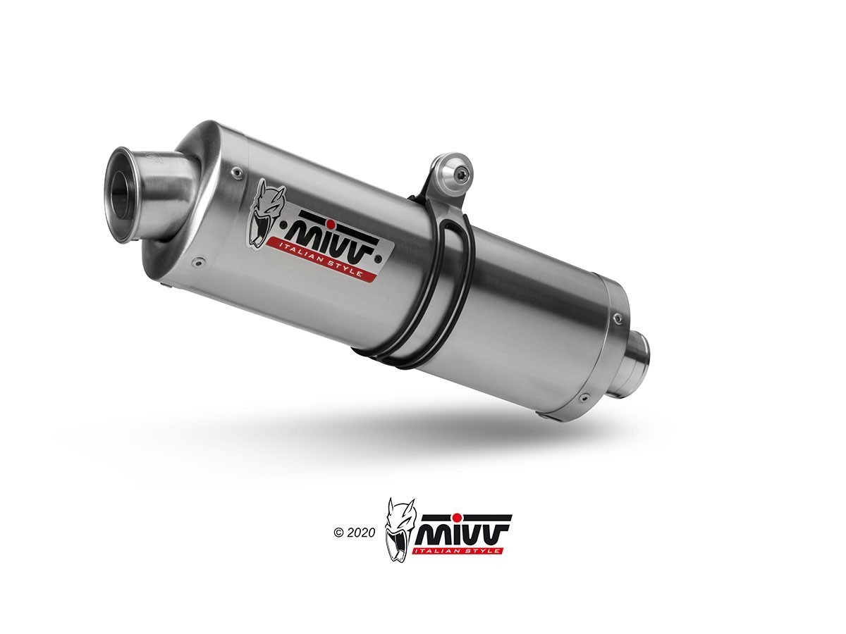 Mivv Oval Stainless Steel Exhaust Mufflers Ducati Monster 900 1999 - 2002