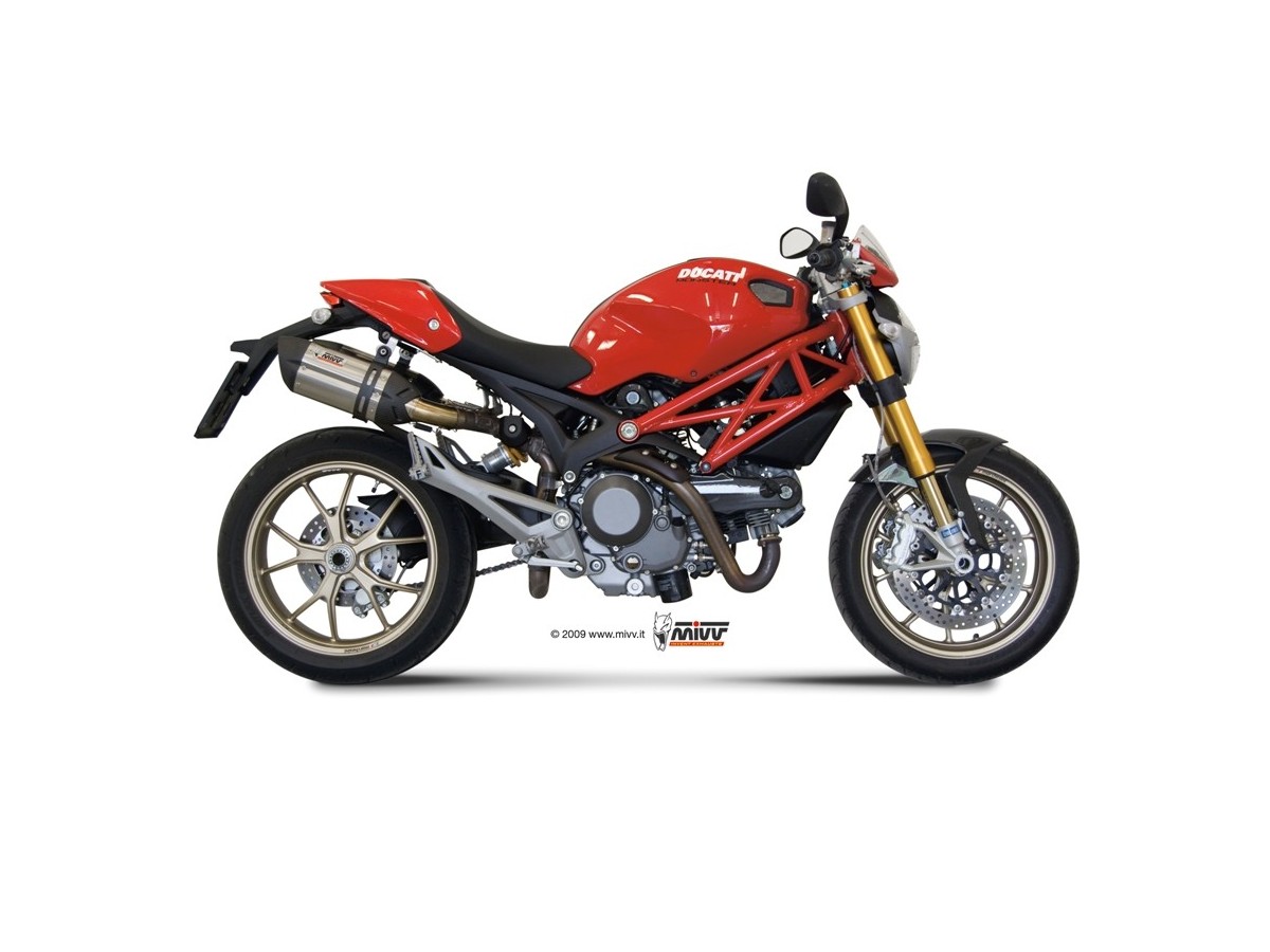 Mivv Suono Inox Exhaust Mufflers Ducati Monster 795 2012 - 2014