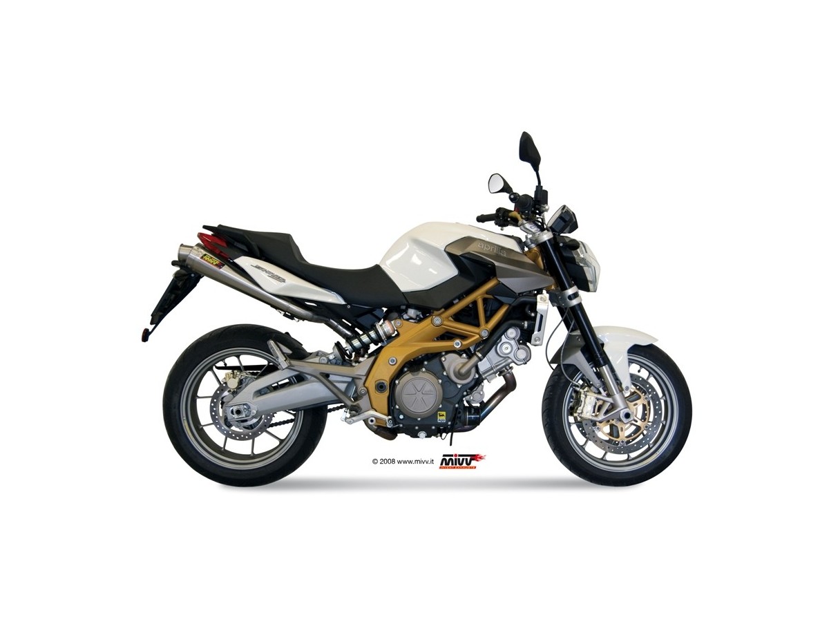 Mivv X-Cone Edelstahl-Auspuffanlage A.006.LC3 Aprilia Shiver 750 2008–2016