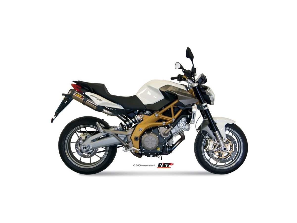 Mivv Suono Inox Terminal Exhaust System A.006.L7 Aprilia Shiver 750 2008 - 2016