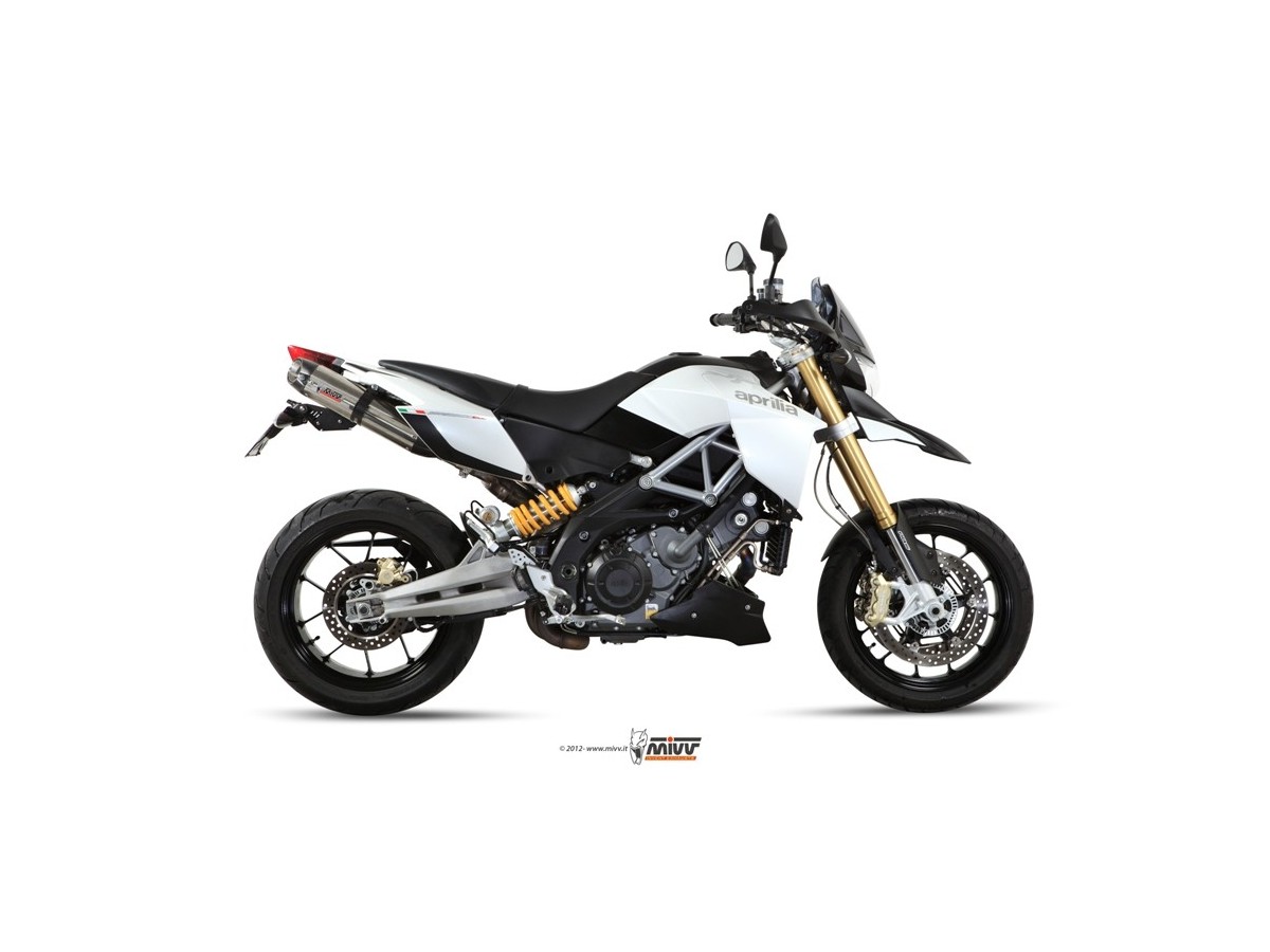 Système d'échappement terminal Mivv Suono Inox A.010.L7 Aprilia Dorsoduro 1200 2012 - 2016